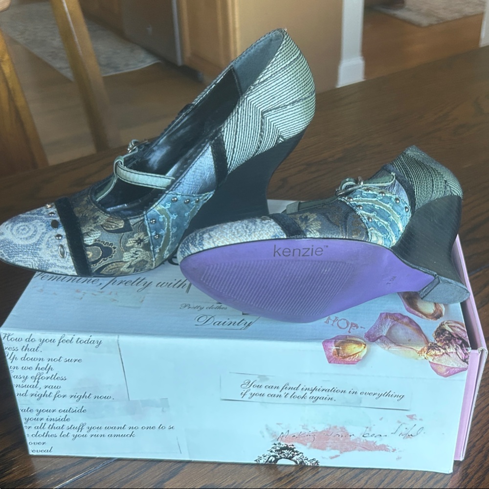 Kenzie Multicolor Patterned Heels